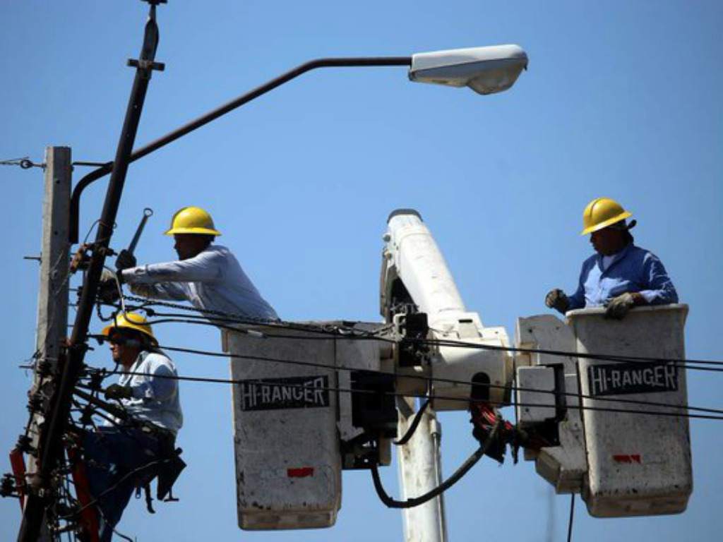 corte de energía en lunes santo