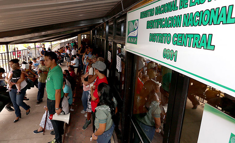 tarjeta de identidad en Honduras