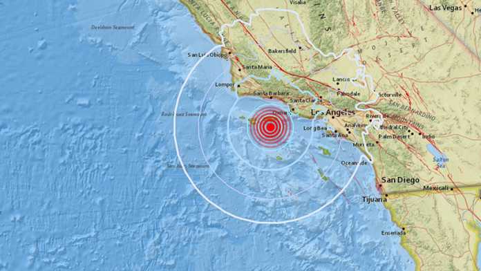 sismo en Los Ángeles