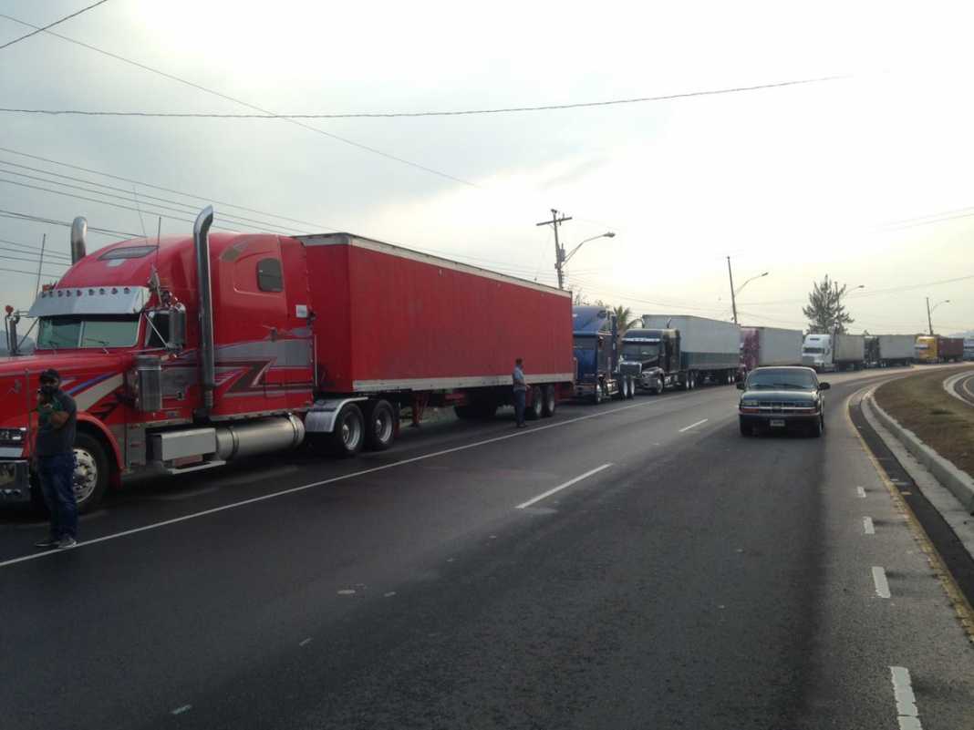 Desalojan a transportistas en Siguatepeque