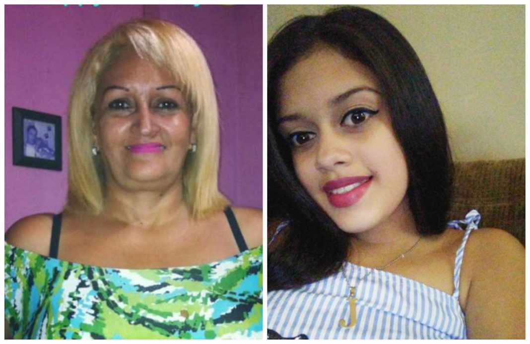 madre e hija en Choloma