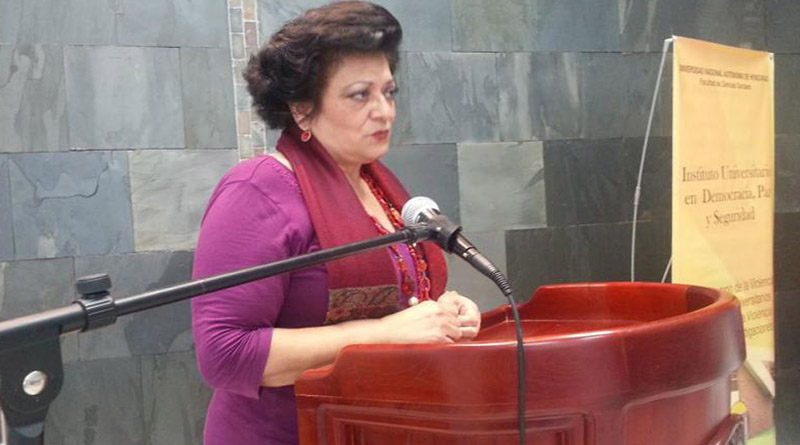 Leticia Salomón de la UNAH