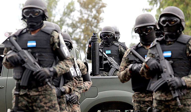 Operativo en La Ceiba
