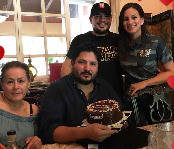 Celebran cumple de Samuel Bográn hijo.