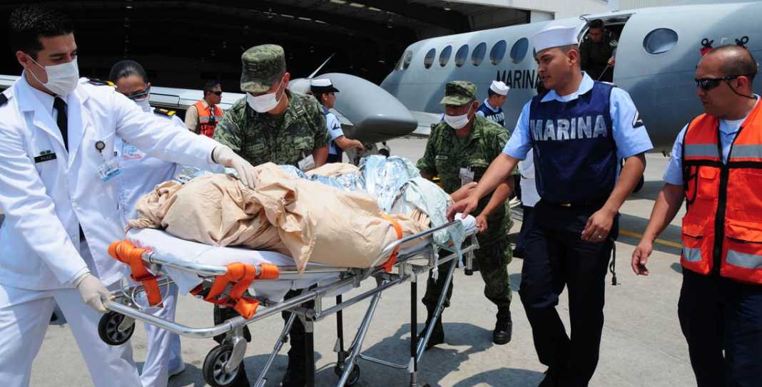 Los tres miembros del Cuerpo de Bomberos