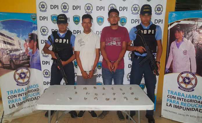 Capturados con droga en El Progreso