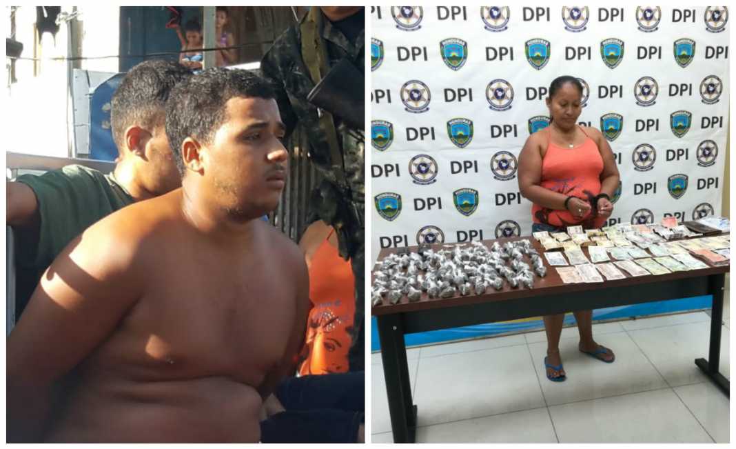 Detenidos en Roatán con droga