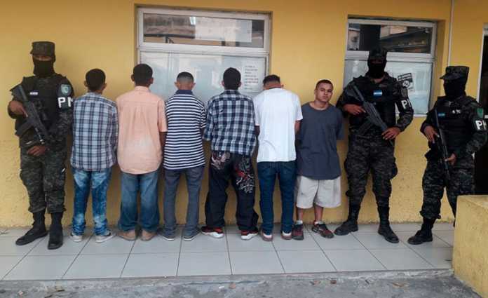 Detenidos en Chamelecón Detenidos en Chamelecón