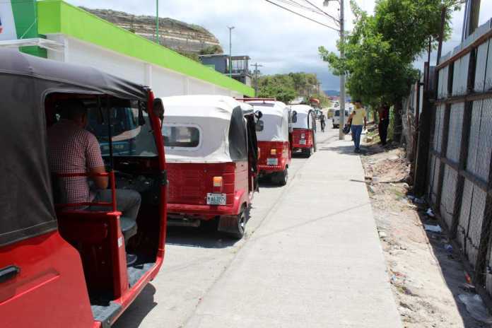 mototaxis en El Progreso