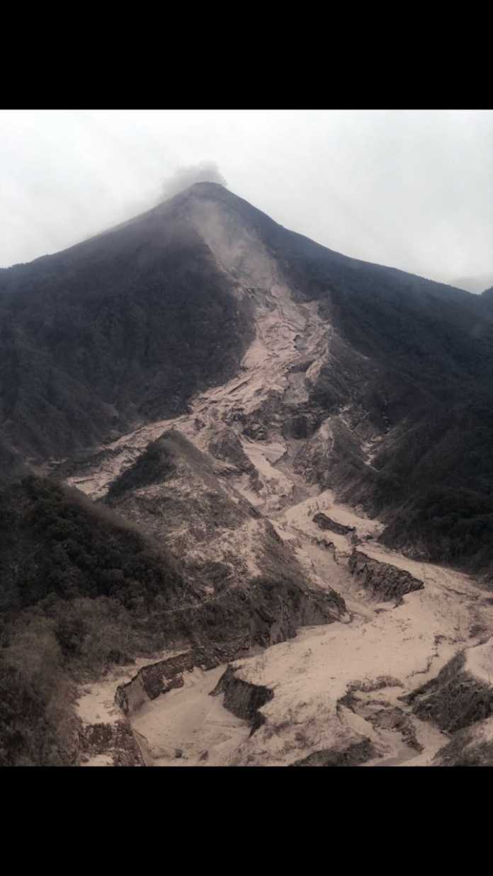 Volcán en Guatemala