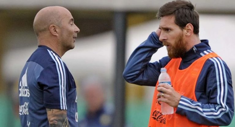 Sampaoli: «Messi es un prócer para Argentina como lo fue Maradona en su momento»