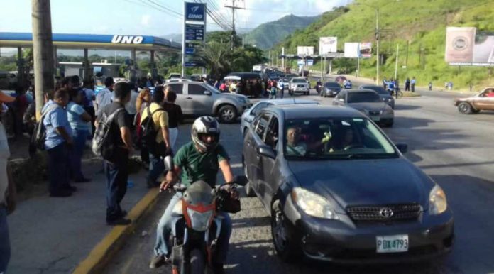 paro de transporte