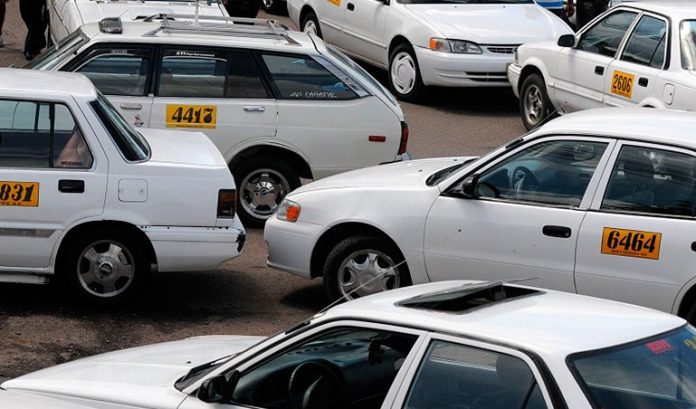 paro de taxistas en Tegucigalpa