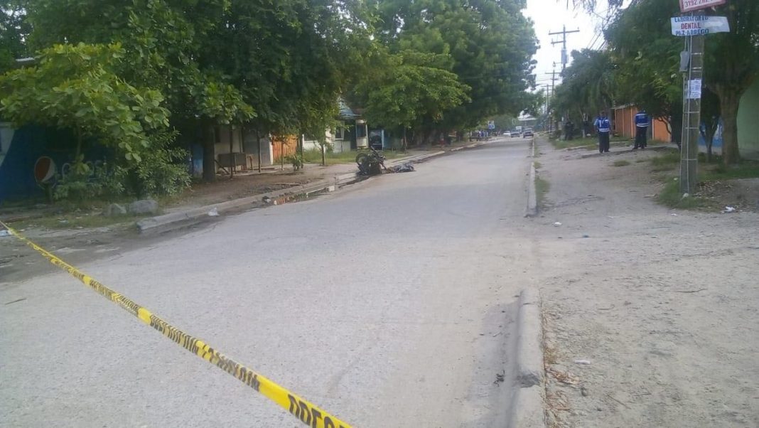 muerto en colonia Céleo Gonzáles