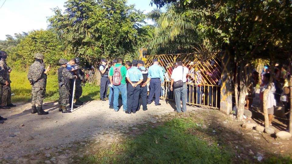 desalojo de campesinos en San Isidro