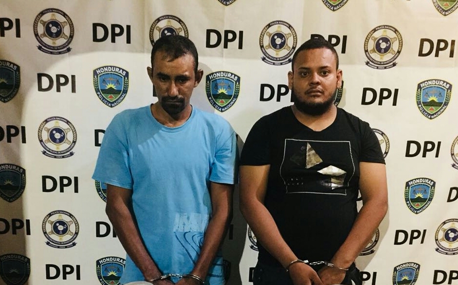 detienen a dos hombres en Tocoa
