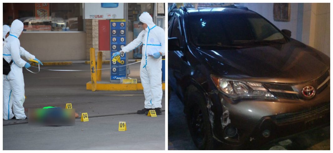 acribillados en gasolinera de la satélite