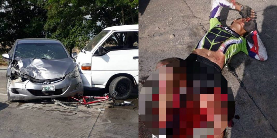 ciclista herido en La Lima