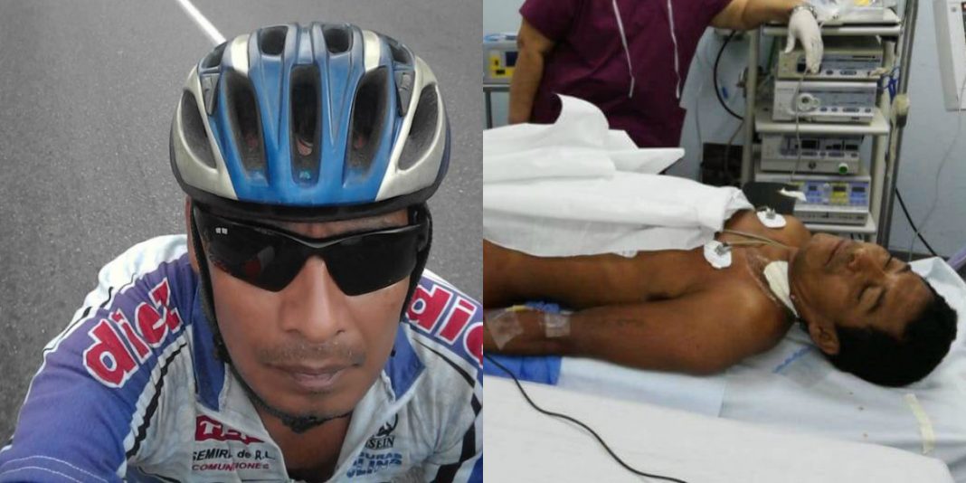Someten a cirugías al ciclista herido
