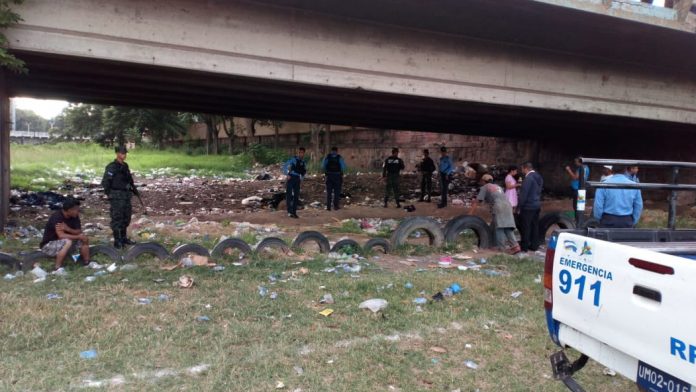indigente macheteado en Comayagüela