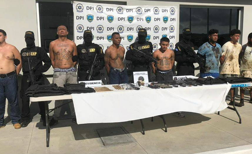 Capturan a pandilleros en la zona norte