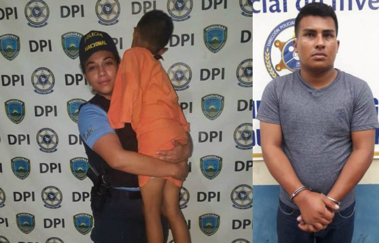 niño secuestrado en Yoro
