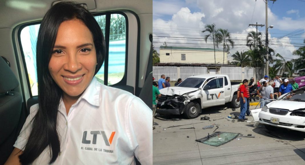 accidente de periodista en SPS