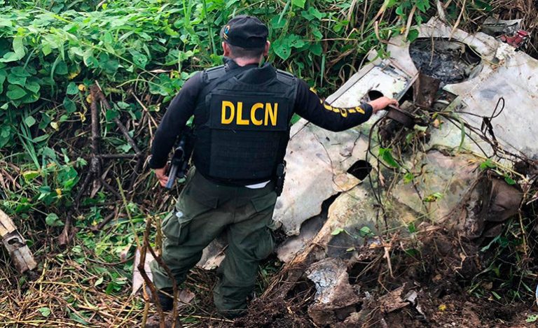 Avioneta desenterrada por el MP la habría derribado la Fuerza Aérea de Honduras