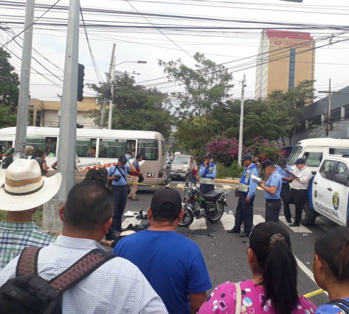guardia muerto por accidente en San Pedro Sula