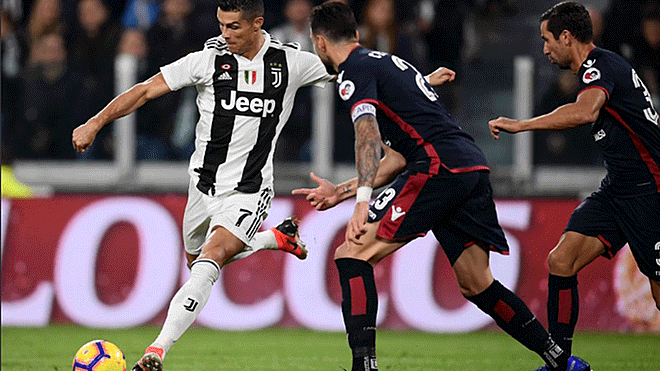 Juventus derrota al Cagliari y… ¡Cristiano Ronaldo asiste!