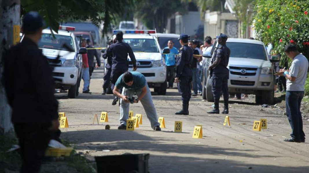 tasa de homicidios en 2018