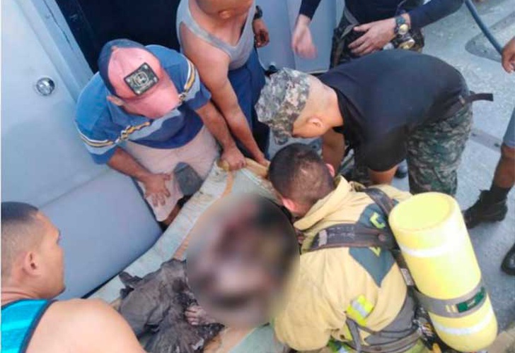 Explota barco de la Fuerza Naval de Honduras