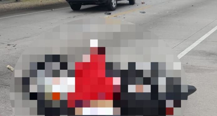 accidente en carretera al sur