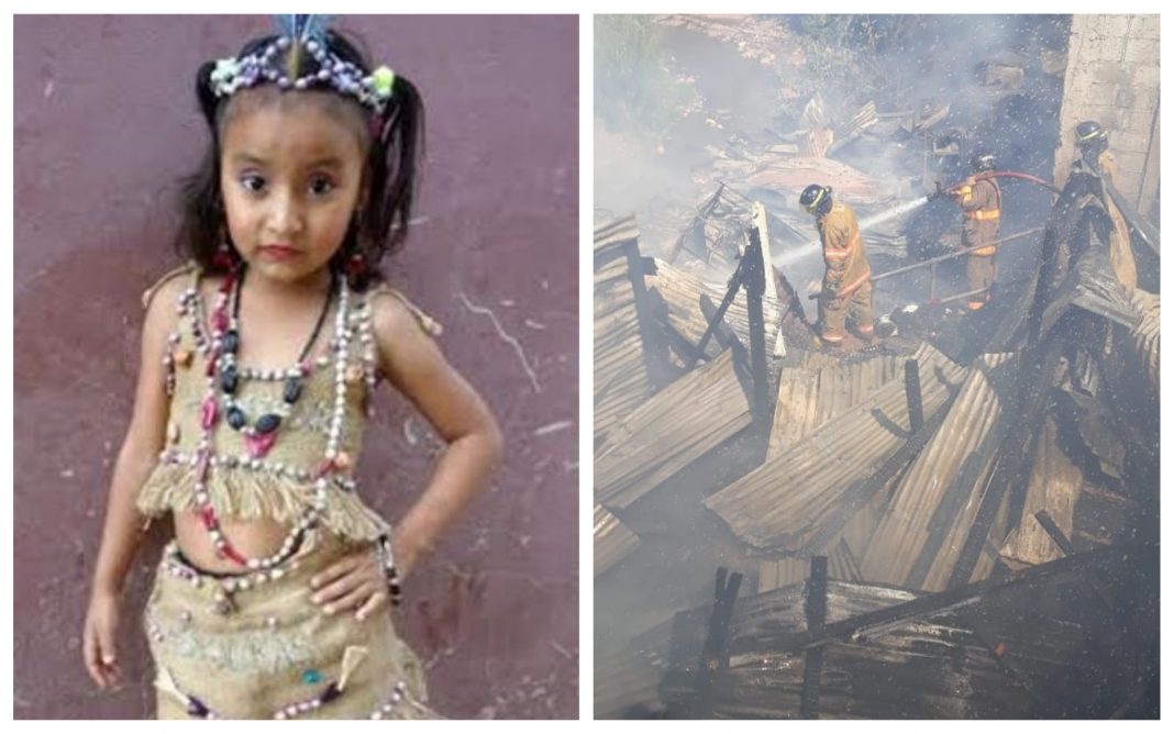 niña que murió en incendio