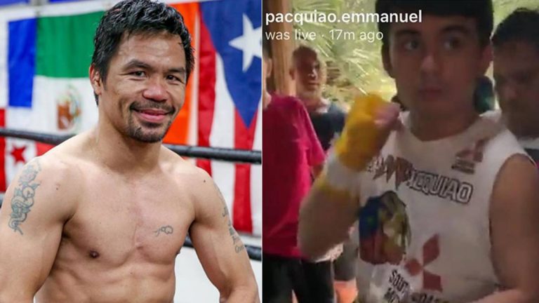 CURIOSIDADES: Manny Pacquiao pide a su hijo que deje de boxear
