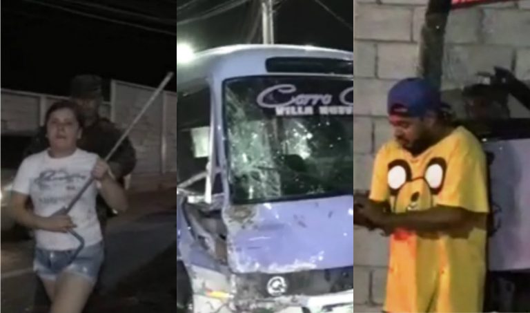 Triple colisión en la Villa Olímpica