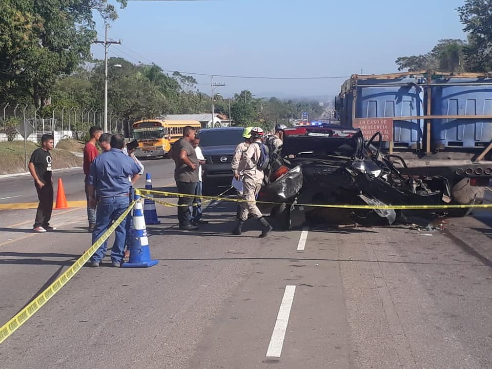 accidente en peaje de La Barca