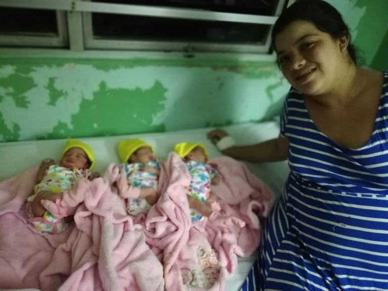primeros trillizos de 2019 en Honduras