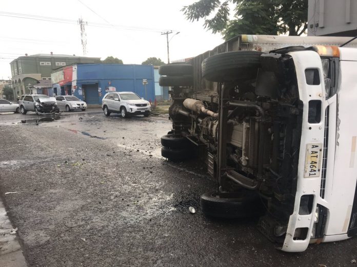 choque en el barrio Medina