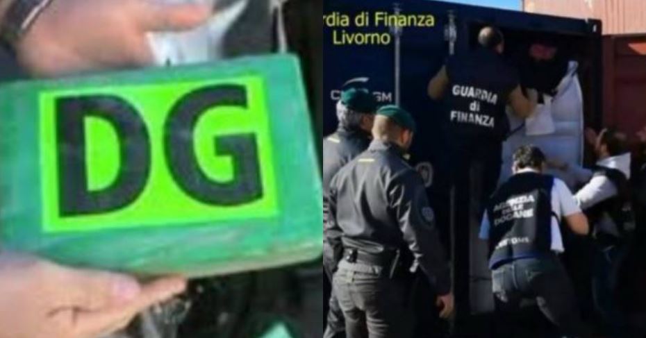 Droga decomisada en Italia