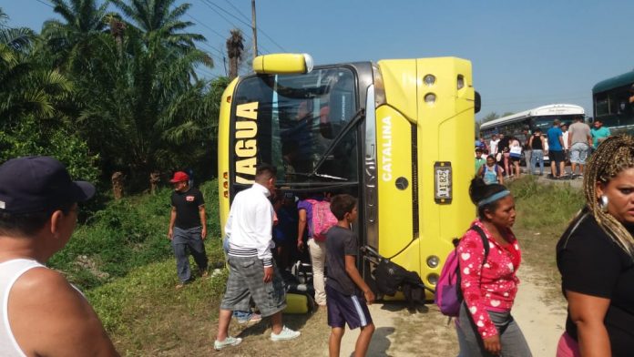 accidente en Tela