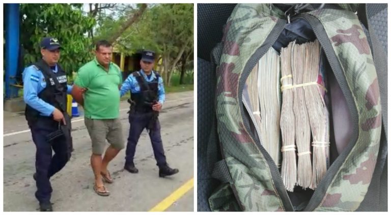 Hondureño es capturado en la frontera de Corinto con más de 10 mil dólares