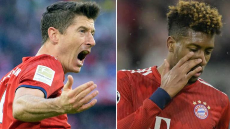 De cancha de fútbol a ring de boxeo: en entrenamiento, Coman y Lewandowski se van a los puños