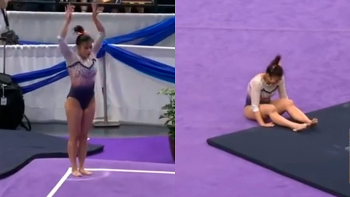 VIDEO: Samantha, la gimnasta que se quebró las rodillas pide respeto tras su lesión