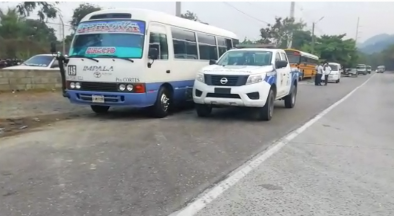 Asesinan a un hombre dentro de un autobus de Impala en Choloma
