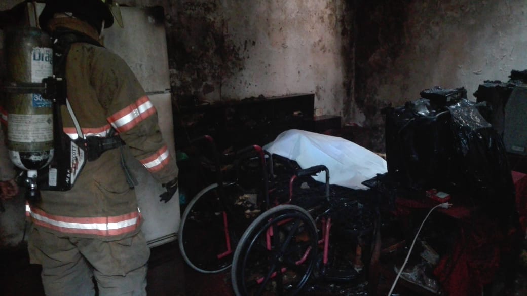 Hombre calcinado en Comayagüela