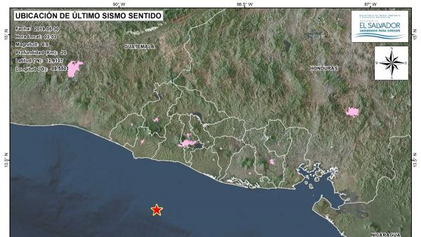 sismo en El Salvador