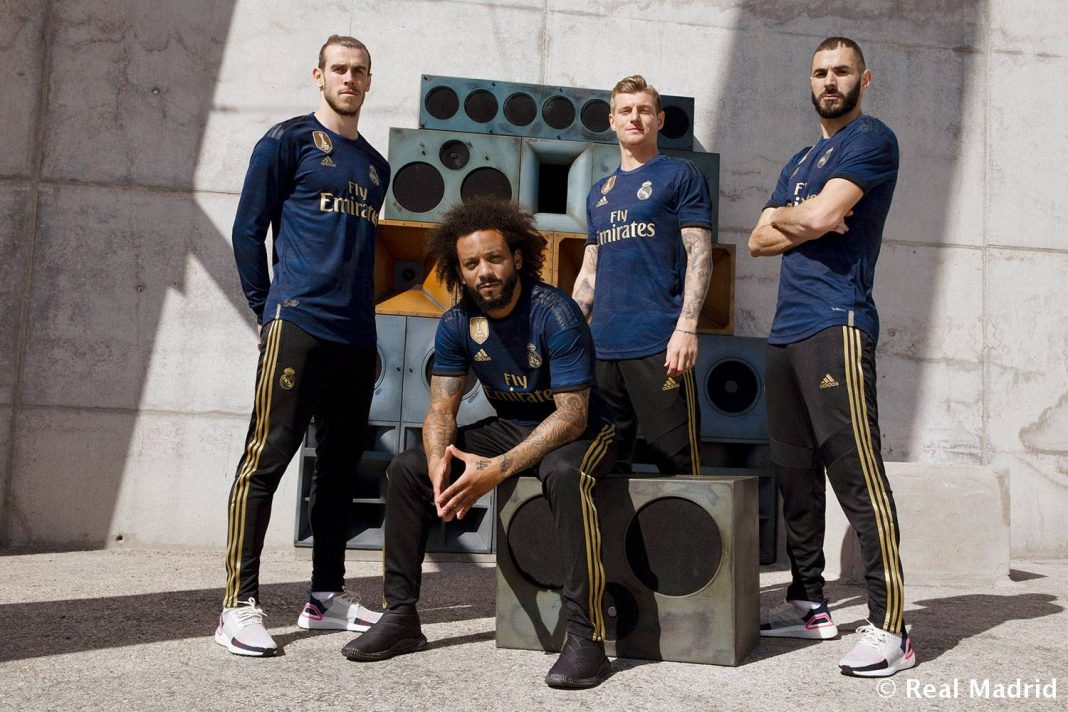 Con mucha elegancia, el Real Madrid lanza su equipación de visita
