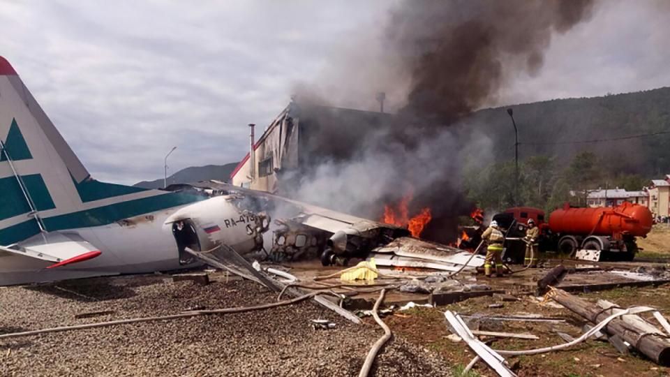 aterrizaje de emergencia en Rusia