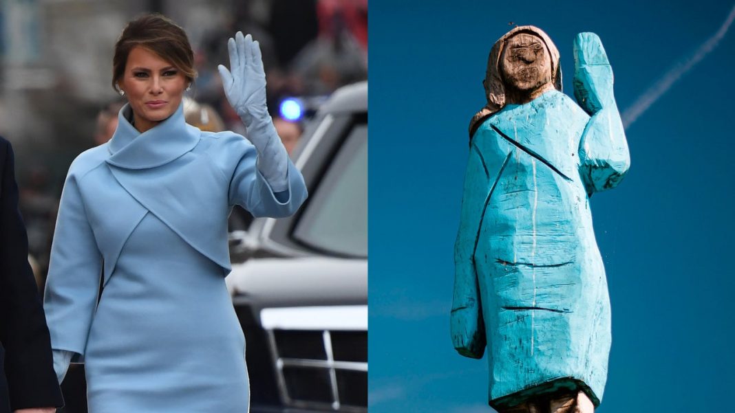 estatua de Melania Trump